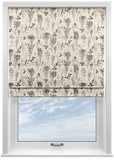 Wisteria Silk, Minimalist - Motorised Roman Blind